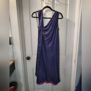 Banana Republic One Shoulder Purple Dress